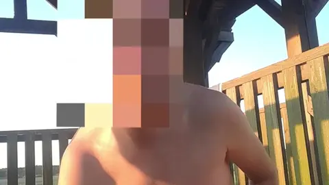 Solo Guy Masturbates in Public