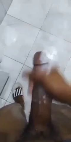 Tall Guy Shows Off His Long Dick
