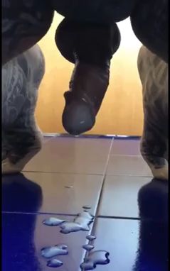 Jacques Kiros Has Hands-Free Orgasm on Floor