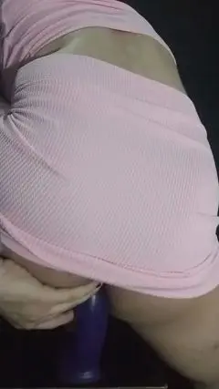 Solo Guy Fucks Himself with Purple Dildo