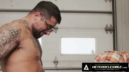 Buddies Cam & Alex Fuck During Car Repair Break