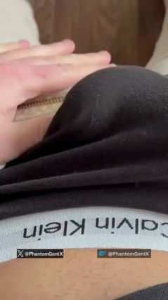 Horny Guy Shows Off Precum