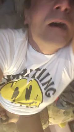 Guy Masturbates with Dildo Alone