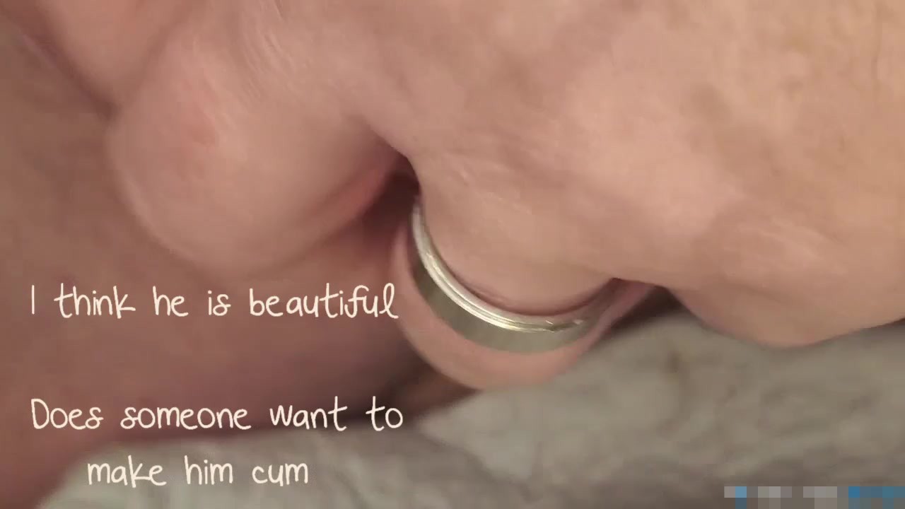 Cock Ring Insertion with Huge Urethra Play