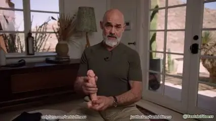 Solo Guy Masturbates to Orgasm