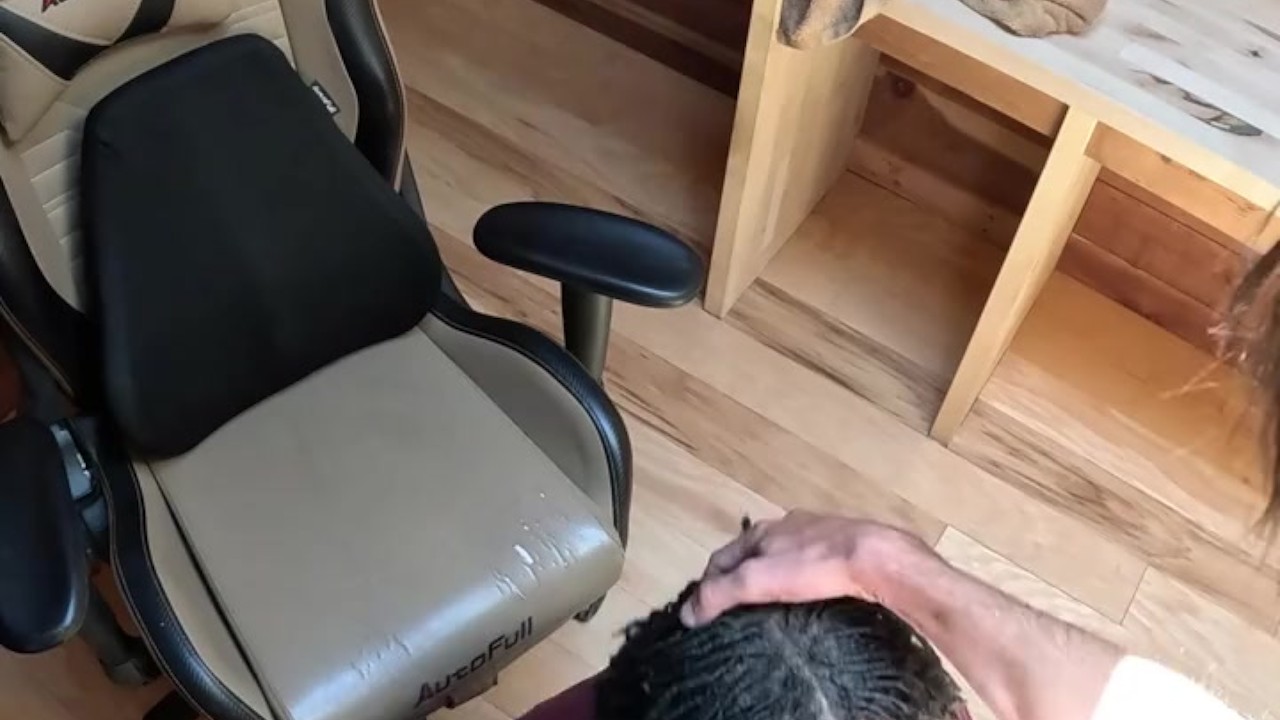 White Guy Gets Blowjob from Interracial Partner