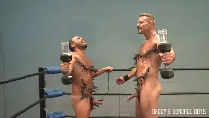 Studs Enjoy Harsh Muscle Pegging Session