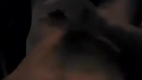 Blindfolded Twink Gets Cummed On in Dark