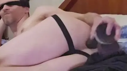 Small Bottom Rides Large Black Cock