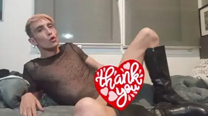 Gay Guy Jerks Off Huge Dick