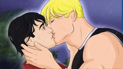 Gay Lovers Reunite for Passionate Sex