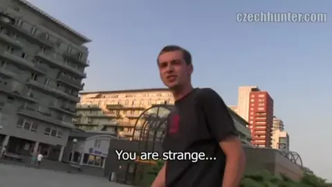 Czech Hunter Fucks Young Twink in Public