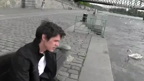 Czech Hunter Fucks Young Twink in Public