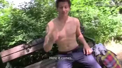Czech Hunter Fucks Young Twink Outdoor