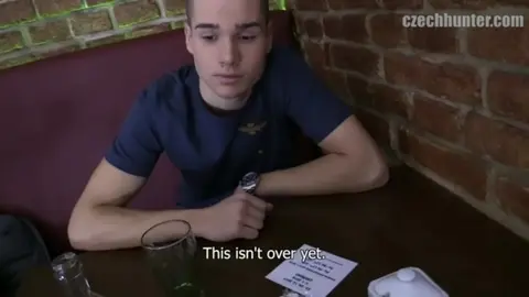 Czech Hunter Fucks Young Twink in Public