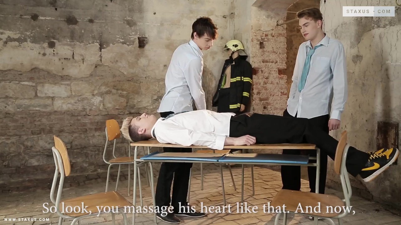 Intense Oral Scene with Young Twinks