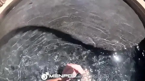 Pool Massage Turns into Intense Bareback Fucking