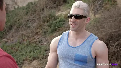 Markie More Gets Barebacked by Muscle Daddy