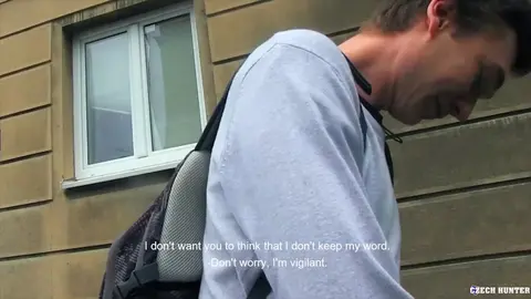 Dark Haired Twink Sucks Cock After Interview