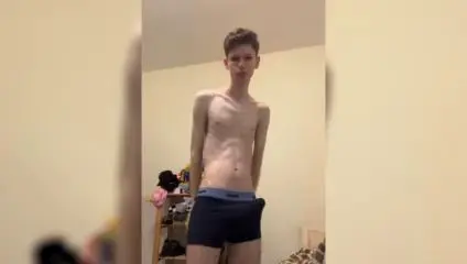 Huge Cock Stretched in Tight Jeans