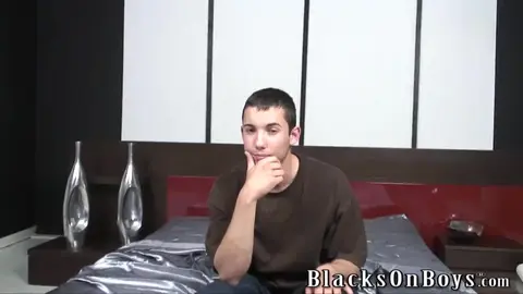 Black Studs Share Young White Boy