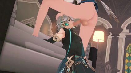 Genshin Alhaitham Gives Blowjob in Anime Style