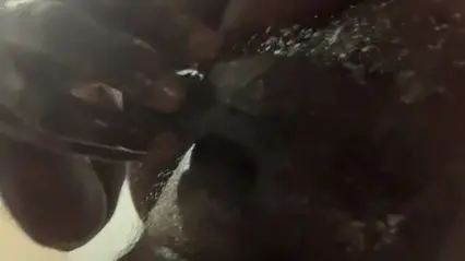 Muscular Guy Strokes Oiled Brown Cock
