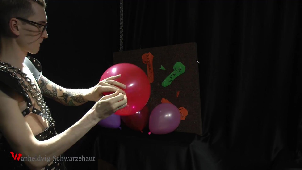 Superhero Twink Pops Balloons with Energetic Fun