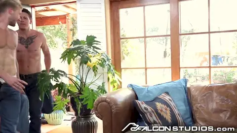 Jocks Fuck Hard in Ranch Orgy