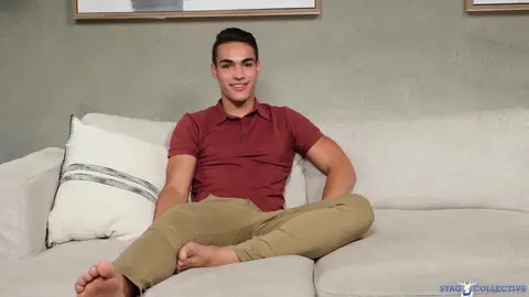 Latino Newcomer Takes Big Dick in Debut Scene