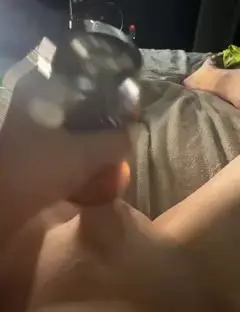 Solo Guy Strokes His Hard Cock