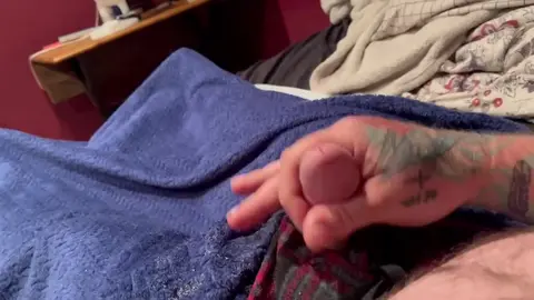 Guy Gets Horny After Morning Bed Wetting