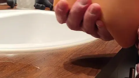 Guy Struggles with Oversized Sextoy