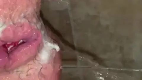 Daddy Spanks Bad Boy in Shower for Playing with His Ass