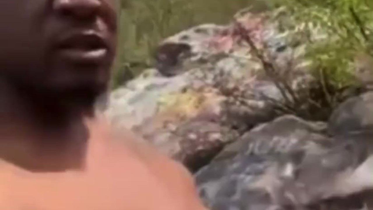 Interracial Couple Fucks in Public, Cumming Huge Loads