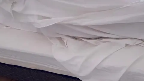 Real Gay Couple Enjoys Rough Sex Under Sheets