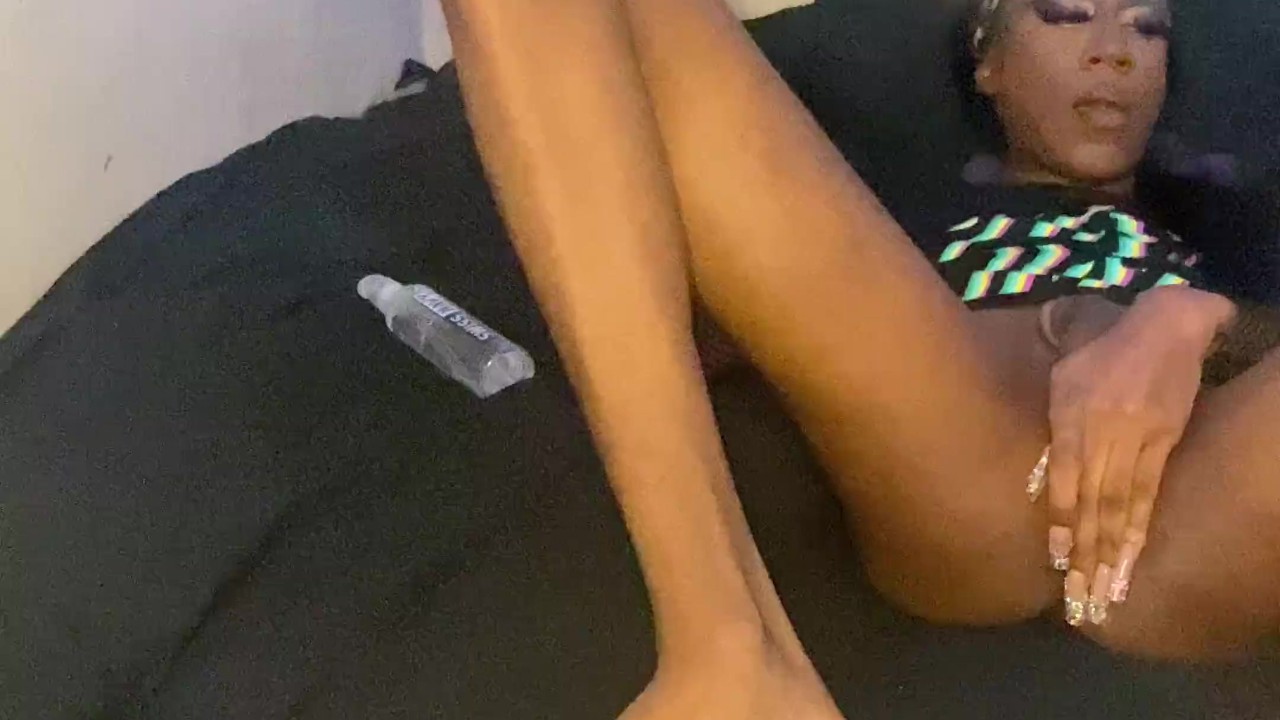 Femboy Masturbates with Sex Toys