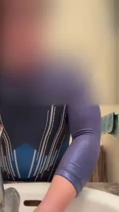 Asian Femboy in Gymnastics Leotard Tease