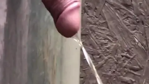 Gay Outdoor Gloryhole Fun with Pissing and Cumming