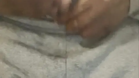 Solo Uncut Guy Masturbates and Plays