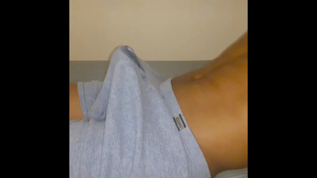 Hairy Guy Cumming in Underwear Handsfree