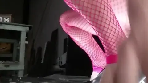 Model Struts Naked on Catwalk