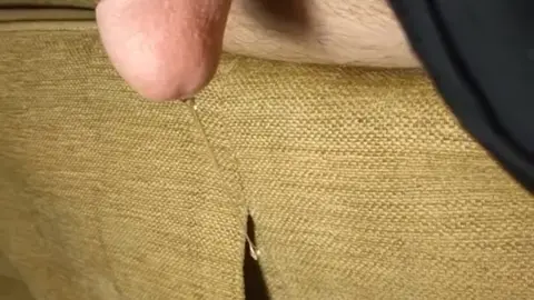 Guy Leaks Precum to Hands-Free Orgasm