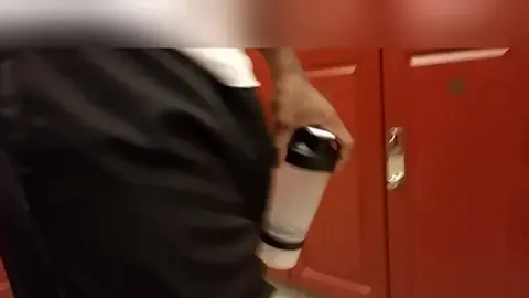Jock Exposes Himself in Locker Room