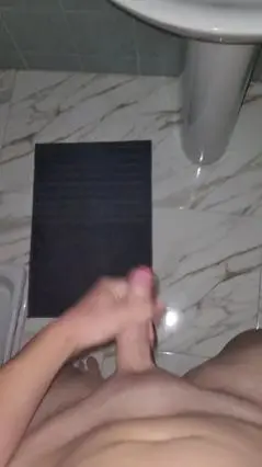 Quick Bathroom Blowjob
