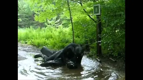 Twink in Frogman Suit Gets Humped