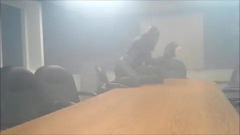Businessman Dominates Rival in Boardroom Fuck