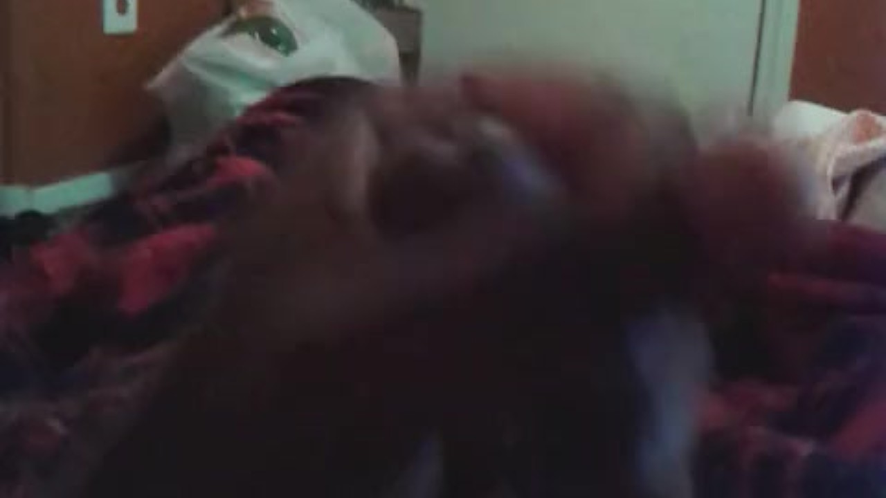 Black Guy Jerks Off and Cums on Live Cam