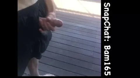 Aussie Stud Jerks Off Outdoors with Thick Cum