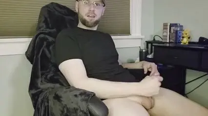 Solo Male Masturbation with Erection